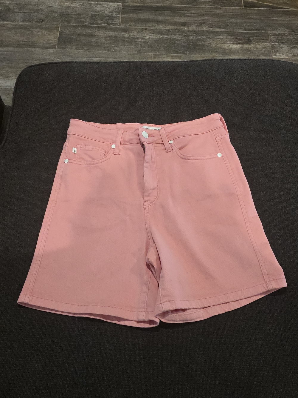 Judy Blue Pink High Rise Denim Shorts